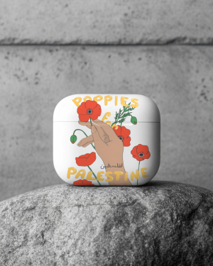 Poppies of Palestine Airpods Case
