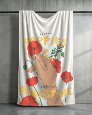 Poppies of Palestine Blanket