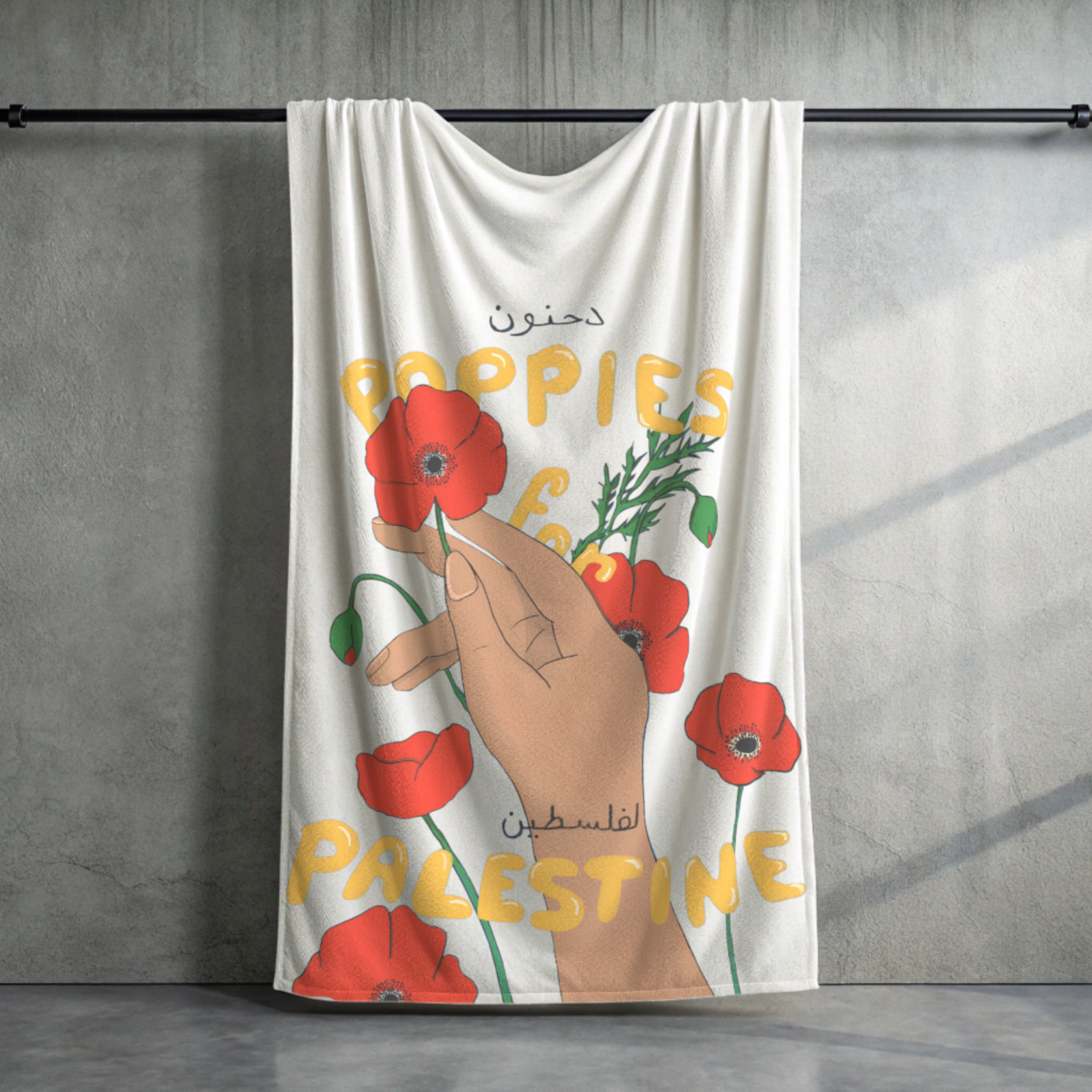 Poppies of Palestine Blanket