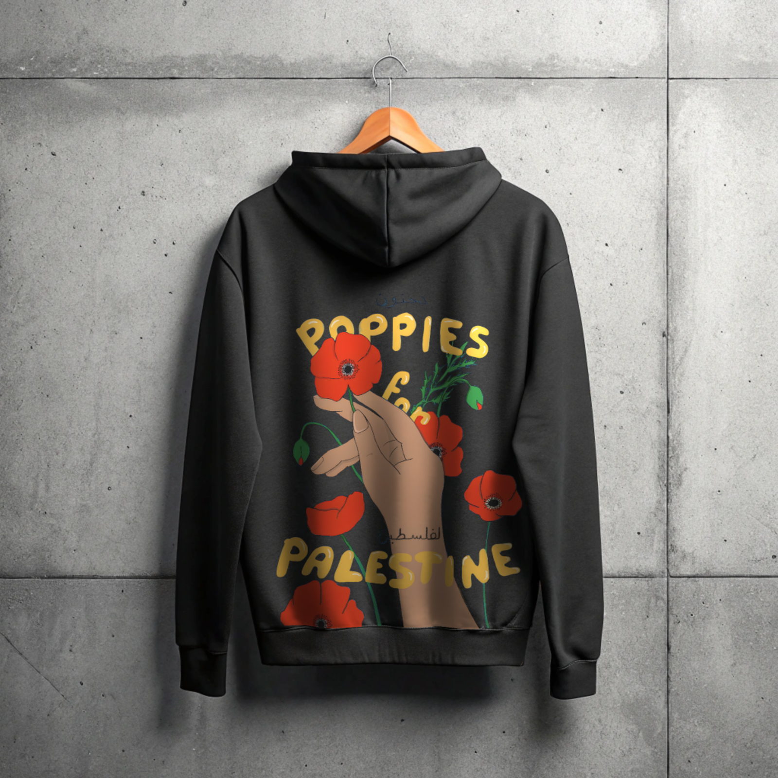 Poppies of Palestine Hoodie